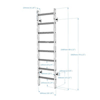 BenchK 200 B/W Wall Bars