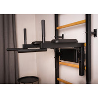 Stall bar for home with pull-up bar and dip station – BenchK 722