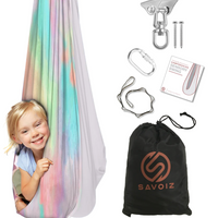 SAVOIZ Sensory Swing- Tie Dye- Sensory hammock- Therapy swing