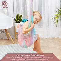 SAVOIZ Sensory Swing- Tie Dye- Sensory hammock- Therapy swing