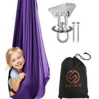 SAVOIZ Sensory Swing - Orange/Green, Pink/Grey, Purple (two toned)