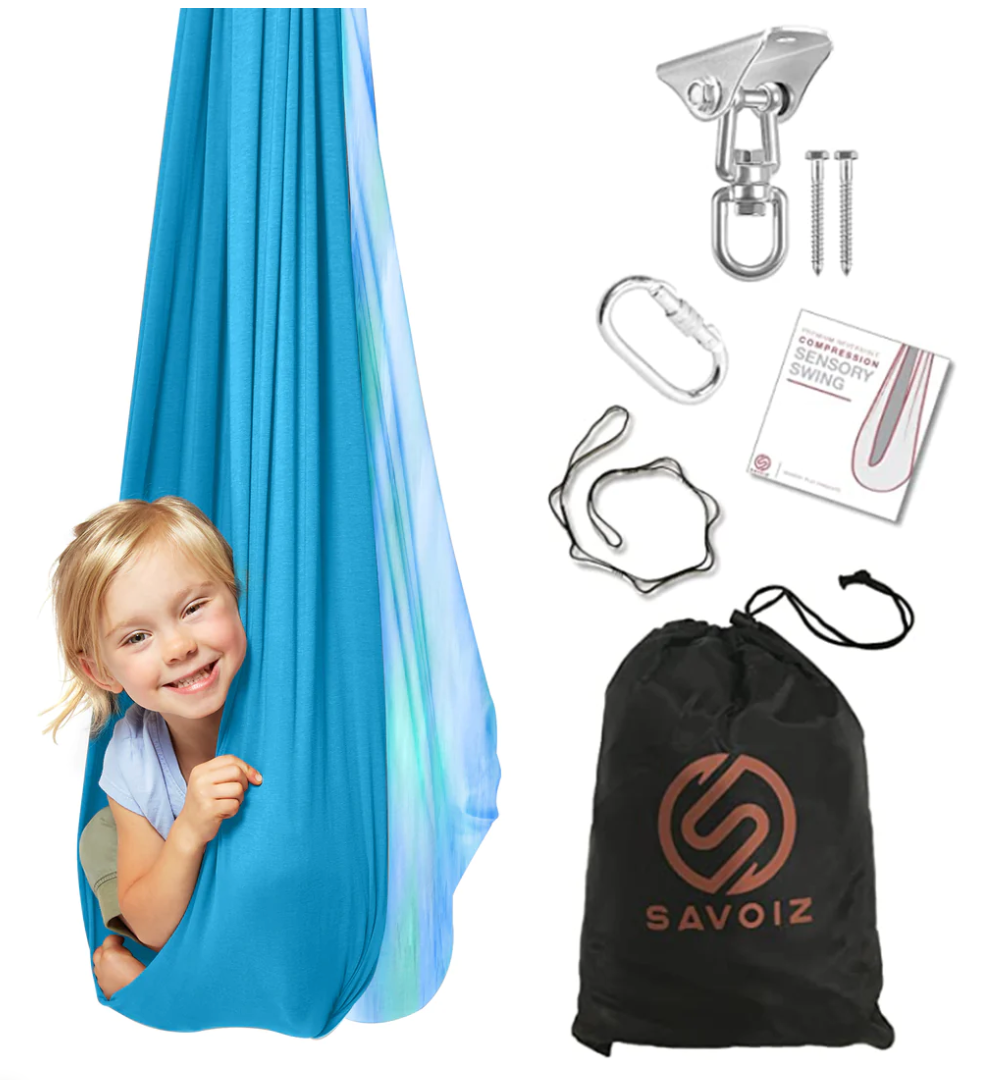 Sensory Swing -Tie Dye Teal