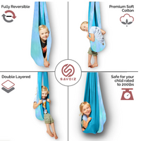 Sensory Swing -Tie Dye Teal