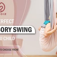 SAVOIZ Sensory Swing - Orange/Green, Pink/Grey, Purple (two toned)