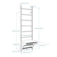 BenchK 112 Wooden Stall Bars With Desk