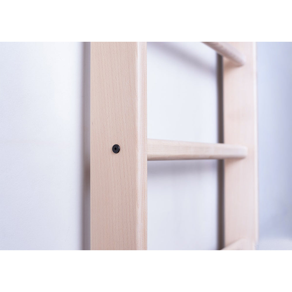 BenchK 111 Solid beech wood wall bars with adjustable pull-up bar