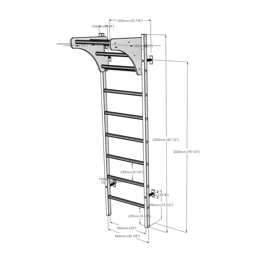 BenchK 211 Wallbars