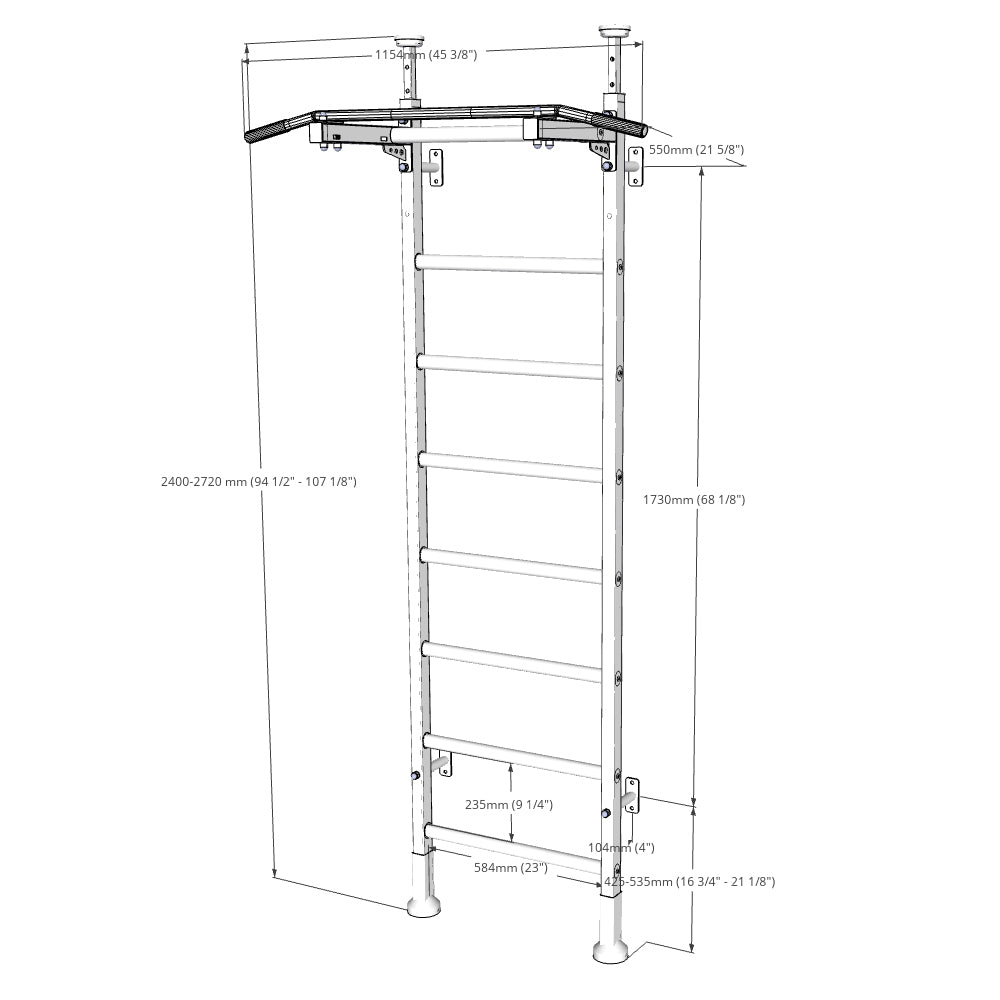 BenchK 521 Wallbars