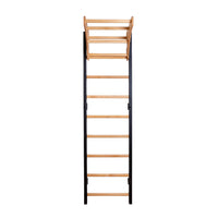 BenchK 711 wall bars with wooden pull up bar