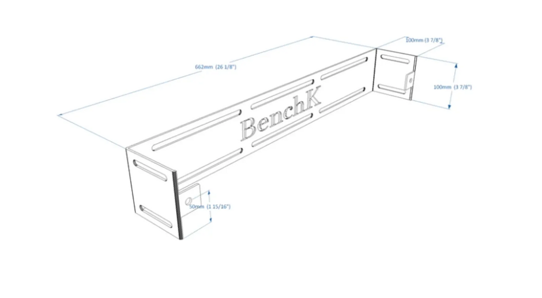 WH - Wall Holder For BenchK Wall Bars Series 2, 5, 7